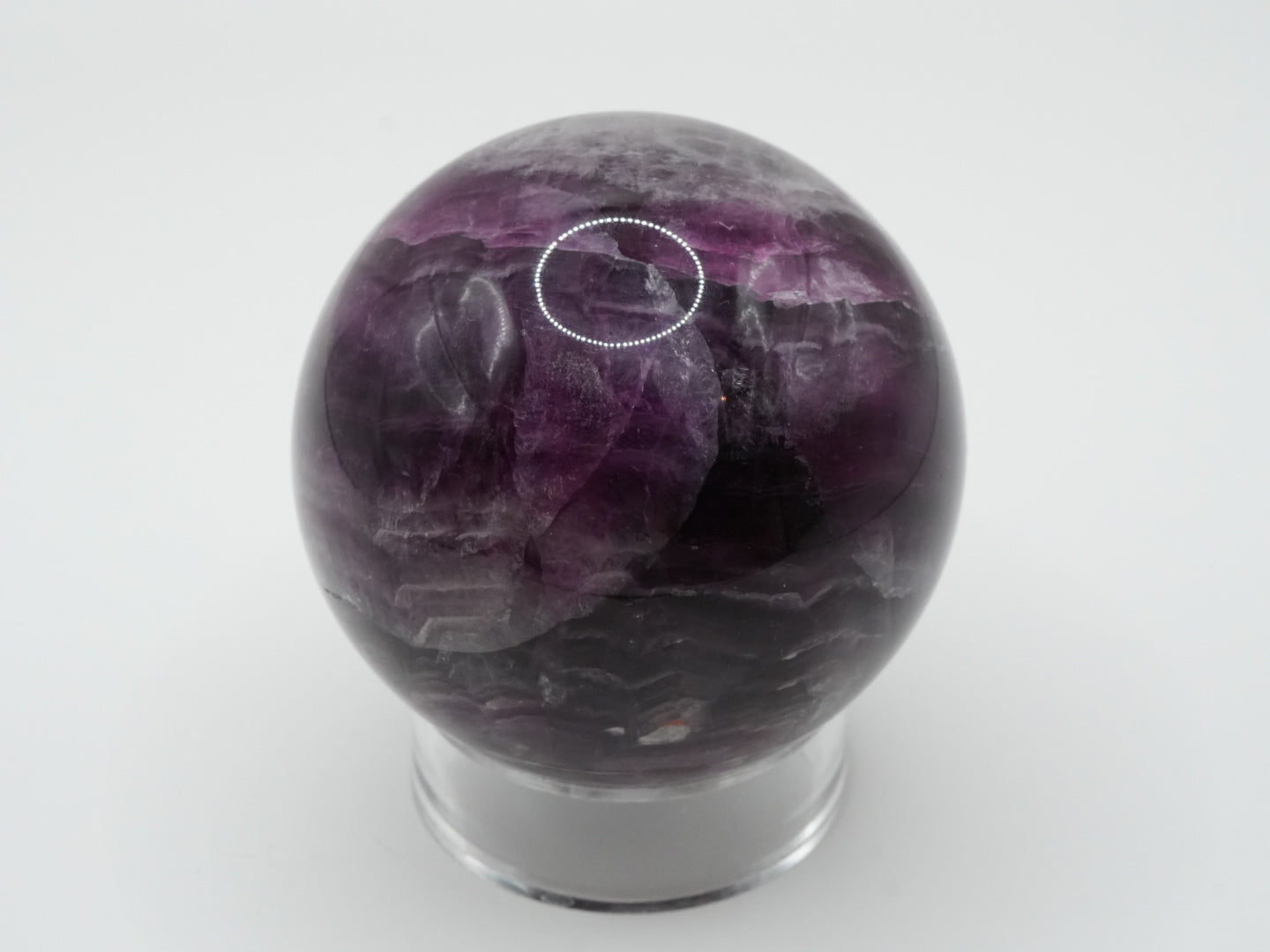 Lila Fluorit Kugel