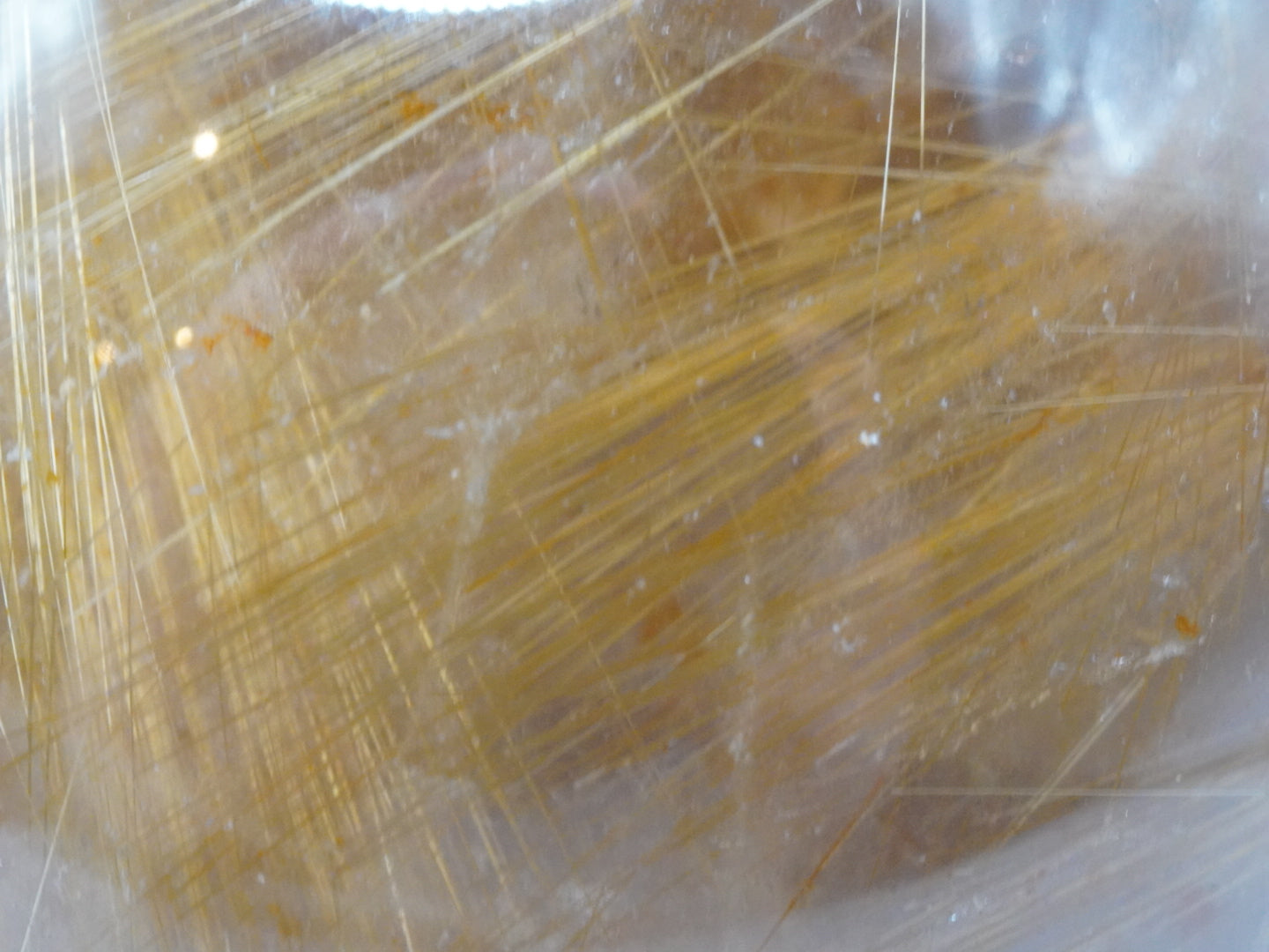 Goldene Rutilquarz Kugel