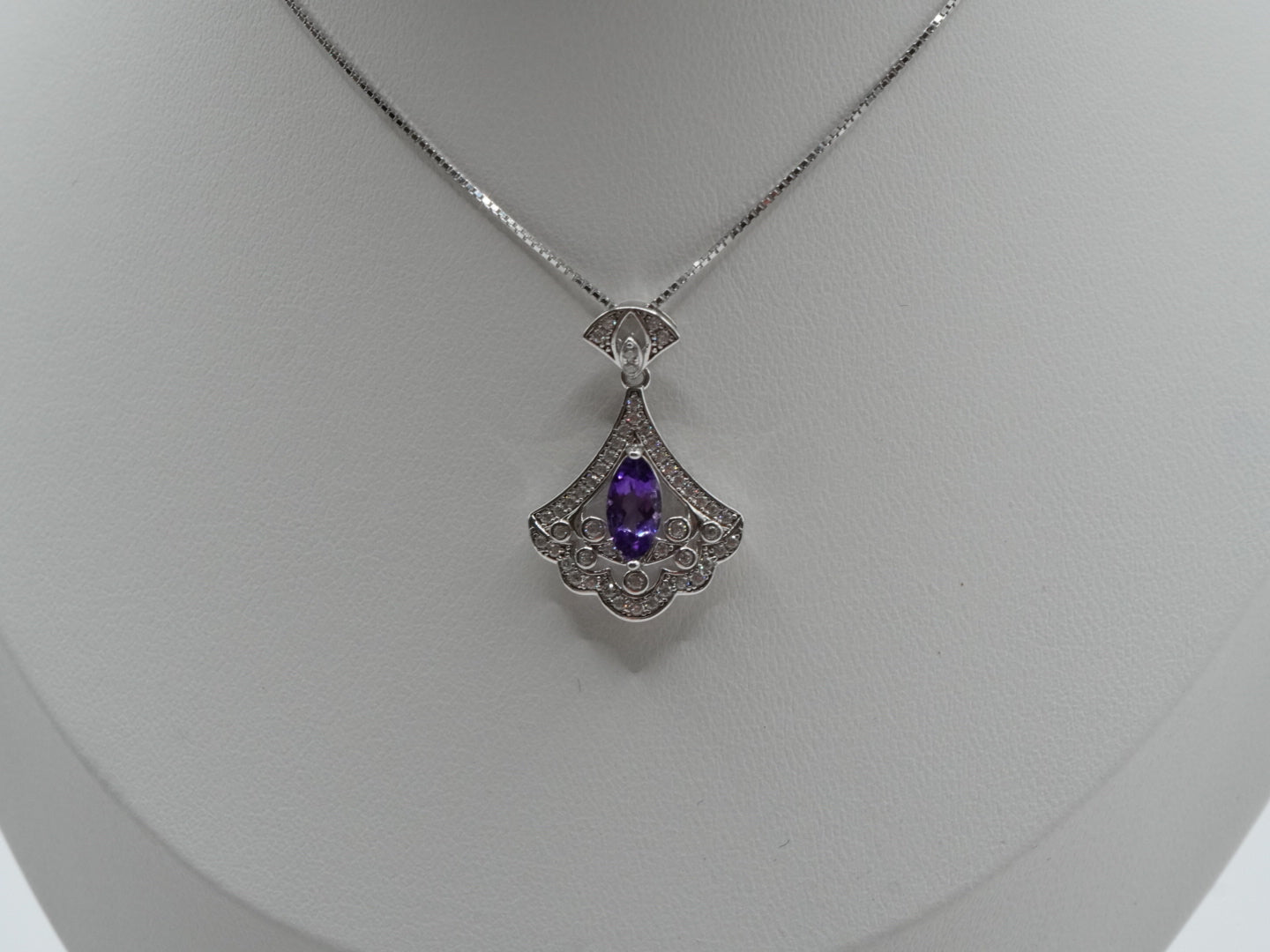 Amethyst Kettenanhänger