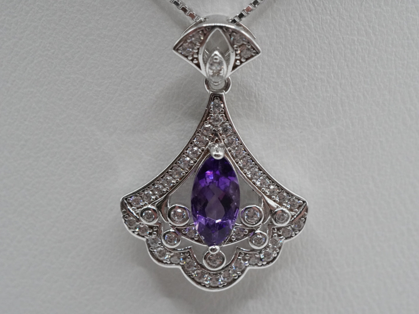 Amethyst Kettenanhänger