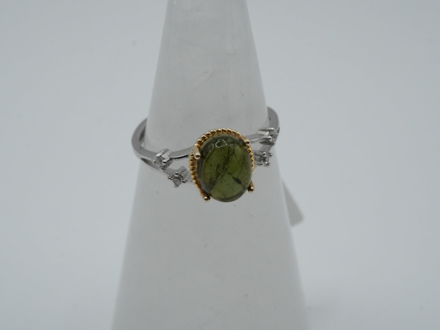 Grüner Turmalin Ring