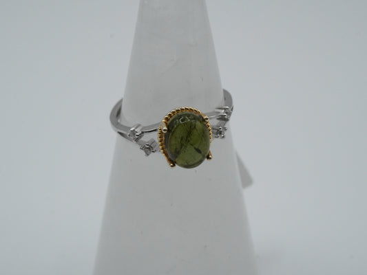 Grüner Turmalin Ring