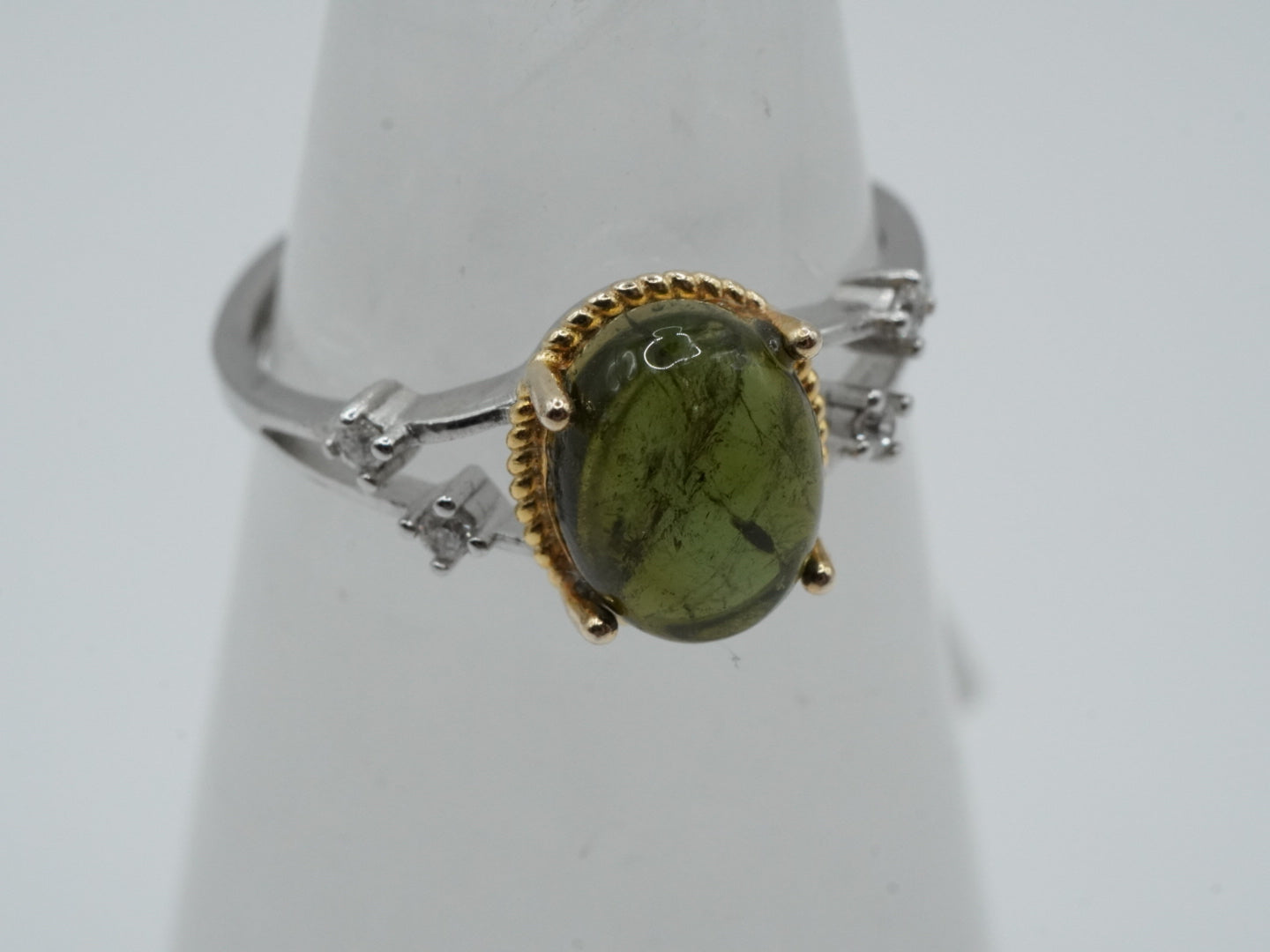 Grüner Turmalin Ring
