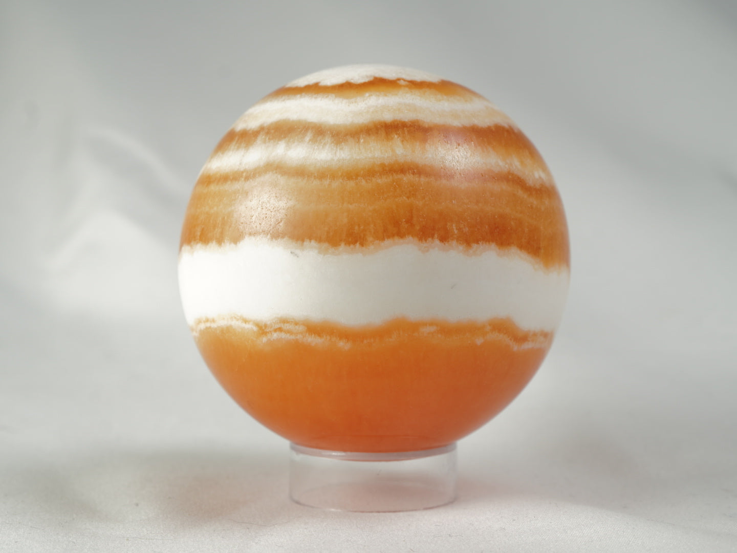 Orangencalcit Kugel