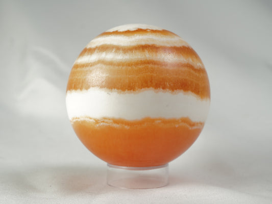 Orangencalcit Kugel