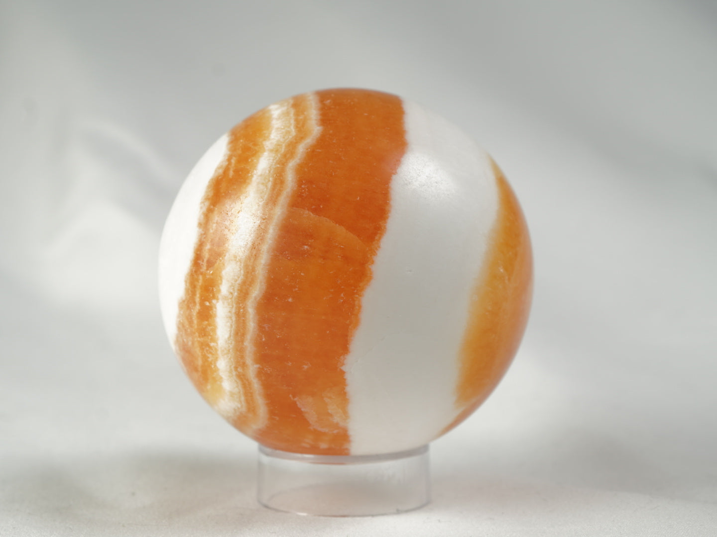 Orangencalcit Kugel